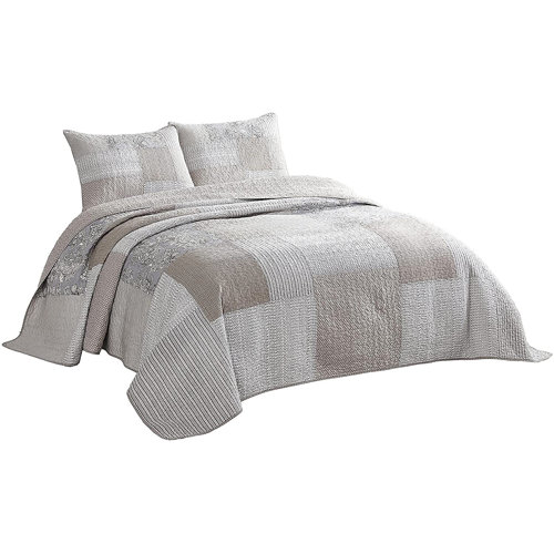 Rosalind Wheeler Adariaha 100 Cotton Quilt Set & Reviews Wayfair